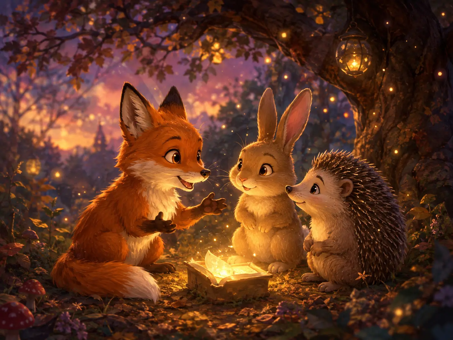 A gentle illustrated story moment that invites children to talk about feelings, courage and kindness